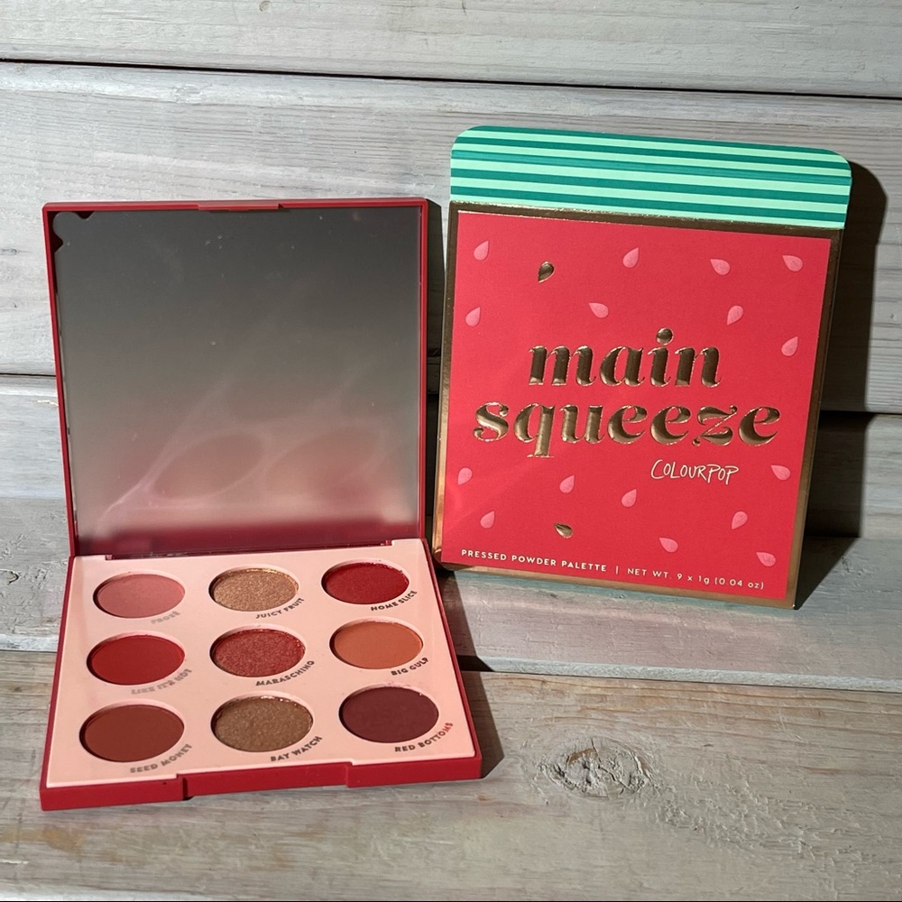 ColourPop Main Squeeze 9-Pan Shadow Palette NIB 🍓